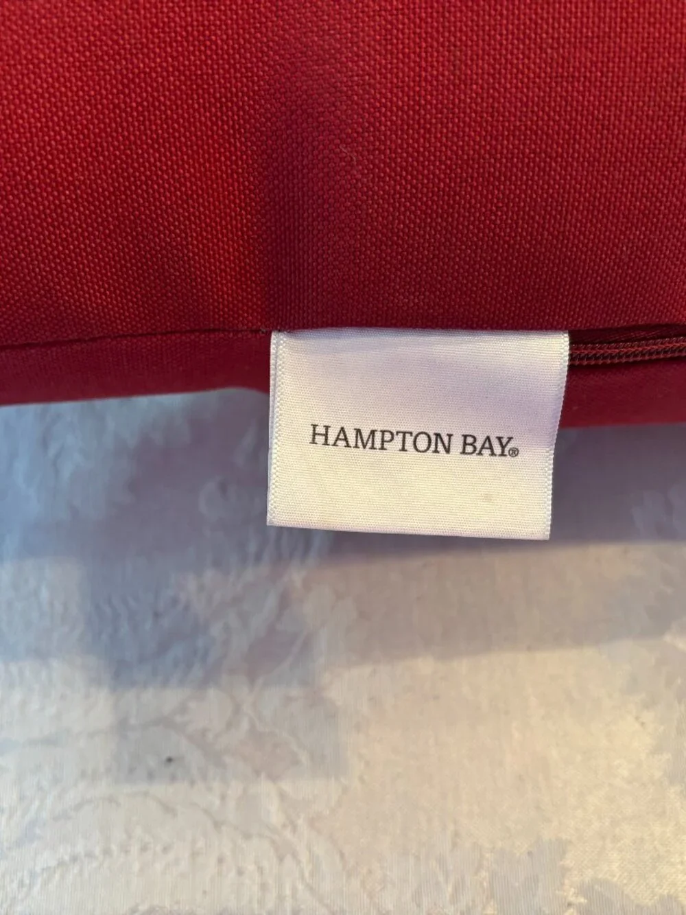 Hampton Bay Indoor Outdoor Lemons On Red 20 x 12 Rectangle Pillow Summer Decor
